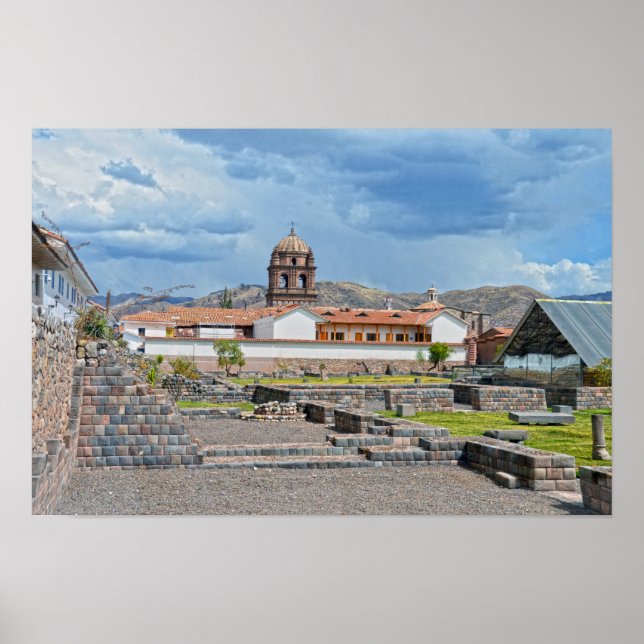 Póster Museo Arqueológico en Cusco, Perú (Frente)