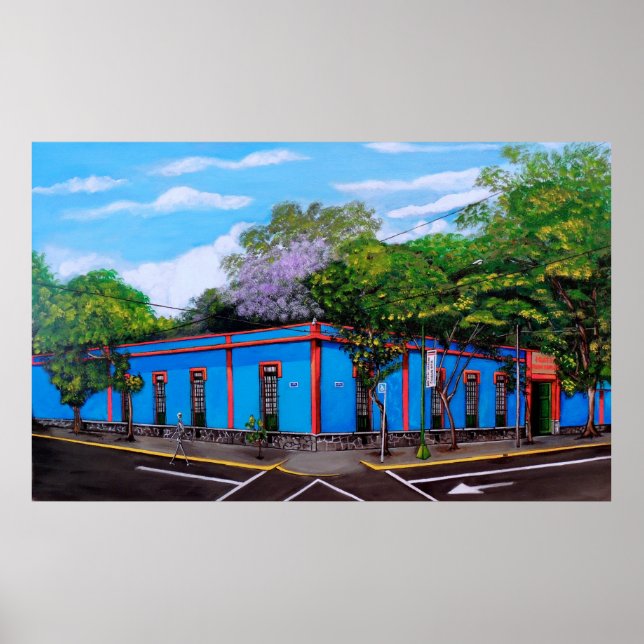 Póster Museo Azul (Frente)