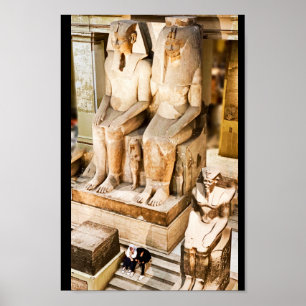 Póster Museo de Antigüedades Egipcias de El Cairo