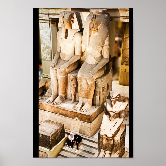 Póster Museo de Antigüedades Egipcias de El Cairo (Frente)