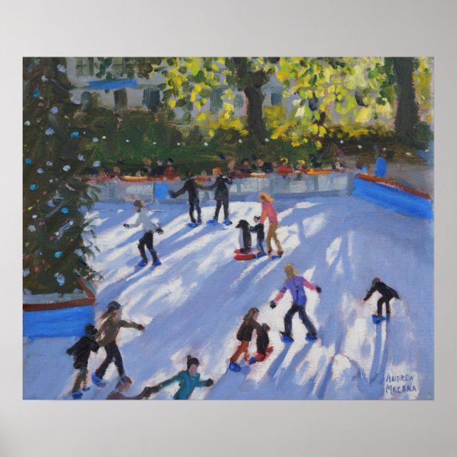 Póster Museo de Historia Natural del Patinaje Hielo 2014 (Frente)