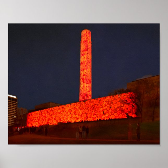 Póster Museo de la Primera Guerra Mundial y exposición co (Frente)