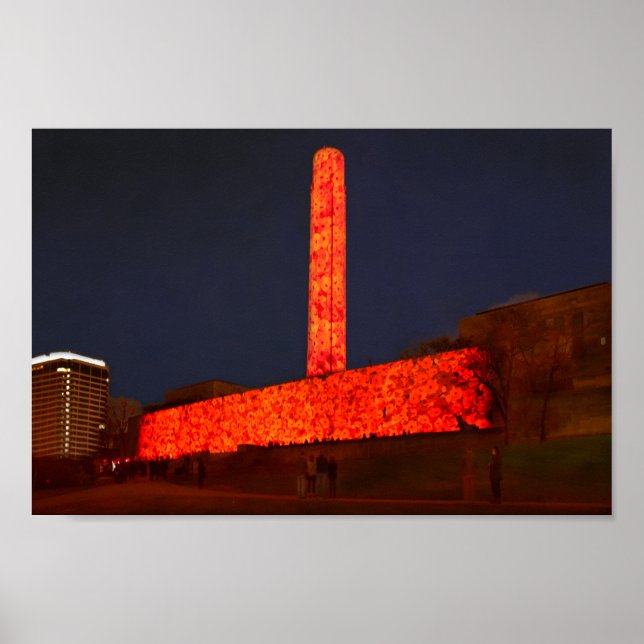 Póster Museo de la Primera Guerra Mundial y exposición co (Frente)