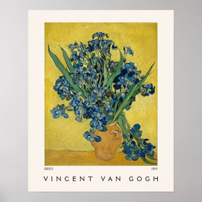 Póster Museo del Bella Artes del irlandés Vincent van Gog (Frente)