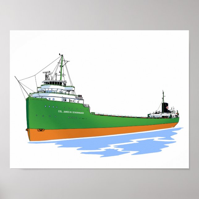 Póster Museo del Coronel James M. Schoonmaker (Frente)