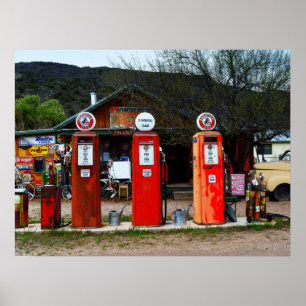 Póster Museo del Gas Clásico, Nuevo México