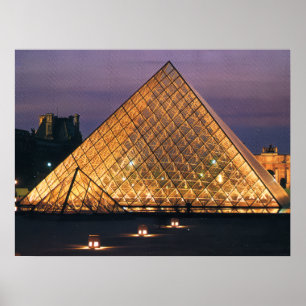 Póster Museo del Louvre