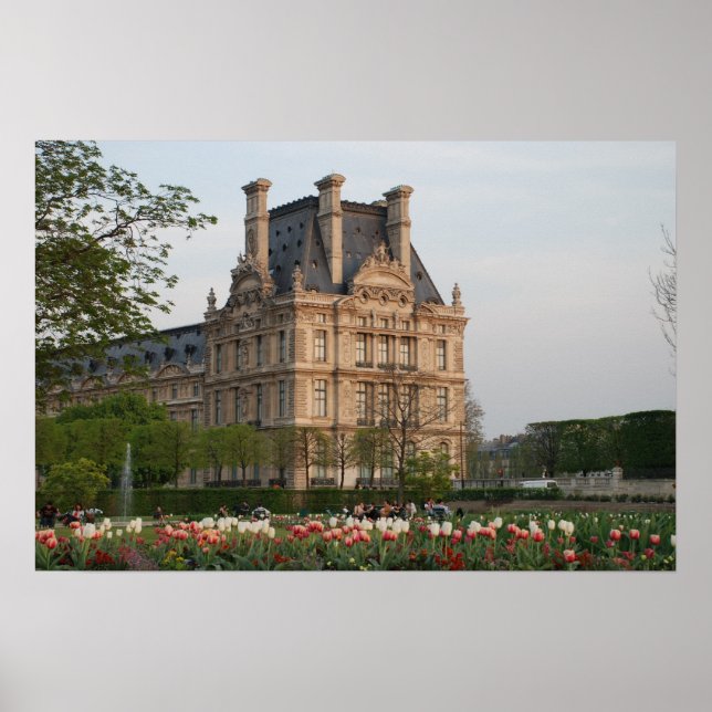 Póster Museo del Louvre (Frente)