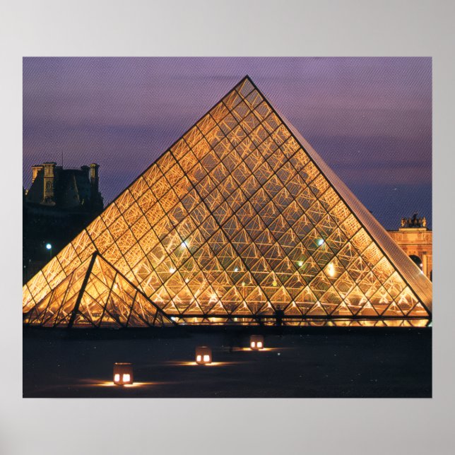 Póster Museo del Louvre (Frente)