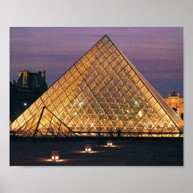 Póster Museo del Louvre (Frente)