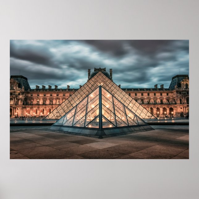 Póster Museo del Louvre (Frente)