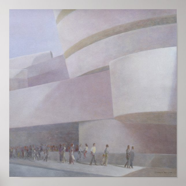 Póster Museo Guggenheim Nueva York 2004 (Frente)