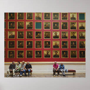 Póster Museo Hermitage, Sala 197, Galería de la Guerra de