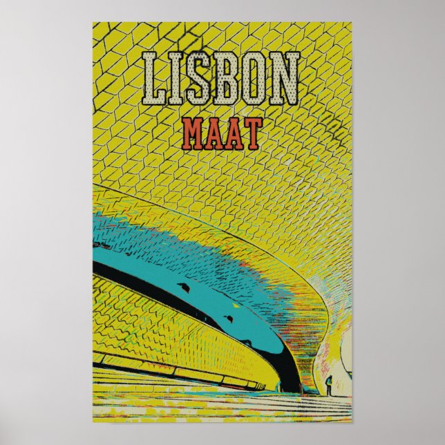 Póster Museo MAAT en Lisboa Portugal (Frente)