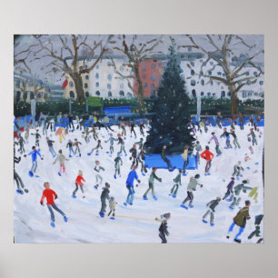 Póster Museo patinador 2012 de la historia natural