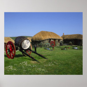 Póster Museo Skye, Kilmuir, Isla de Skye, Tierras Altas,