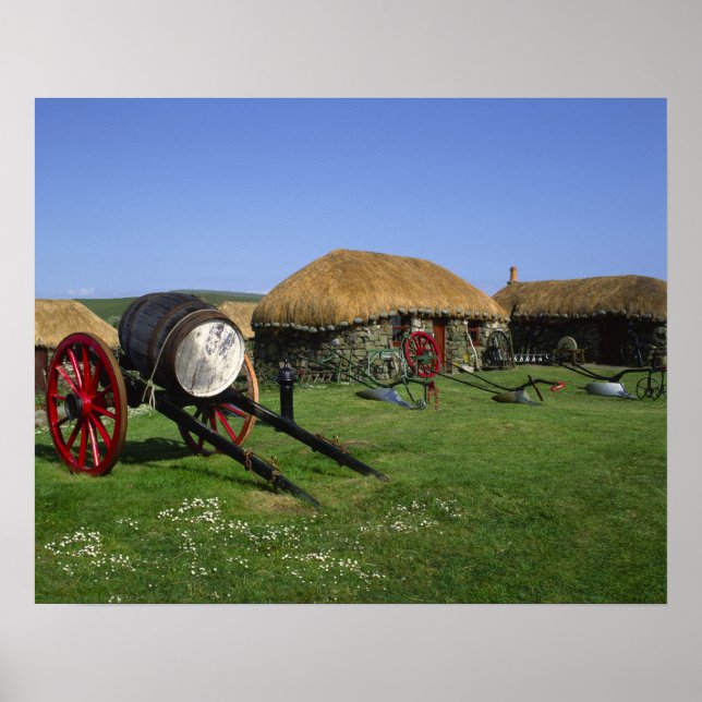 Póster Museo Skye, Kilmuir, Isla de Skye, tierras altas, (Frente)