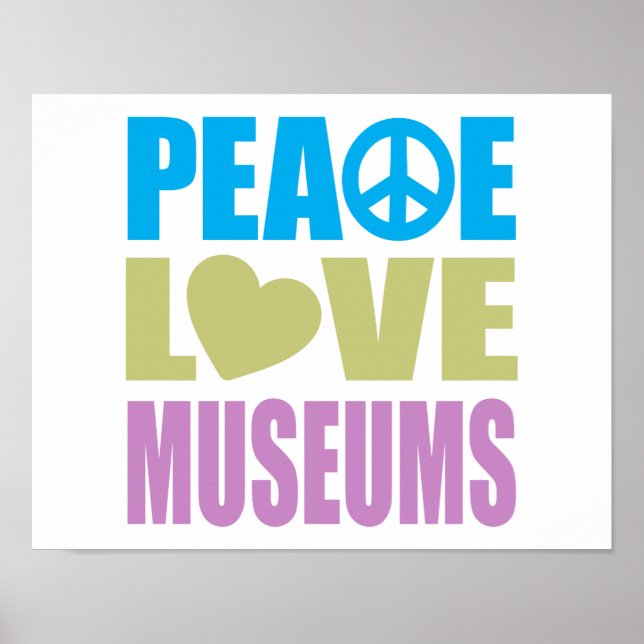 Póster Museos de amor por la paz (Frente)