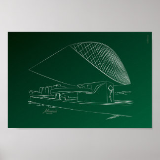Póster Museu Oscar Niemeyer