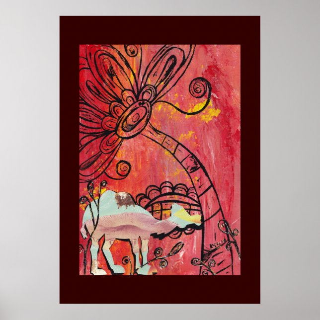 Póster Mushroom Camel Poster (Frente)