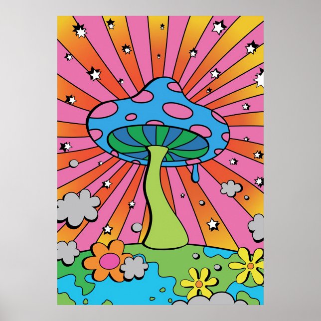 Póster Mushroom Hunter Kidcore Mushroom (Frente)