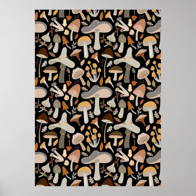 Póster Mushroom Hunter Mid Mushroom (Frente)