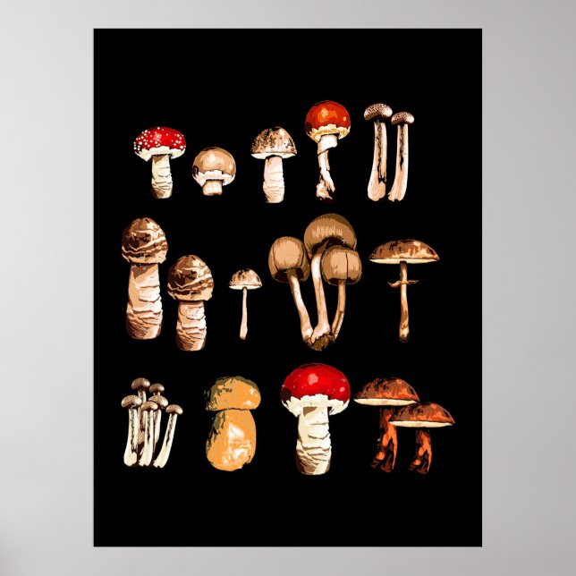 Póster Mushroom Picker Life (Frente)