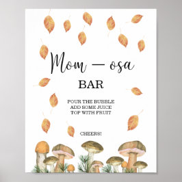 Póster Mushrooms autumn Mon-osa bar