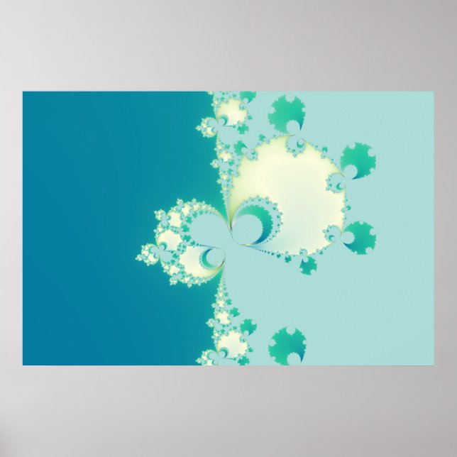 Póster Mushrooms Fractal (Frente)