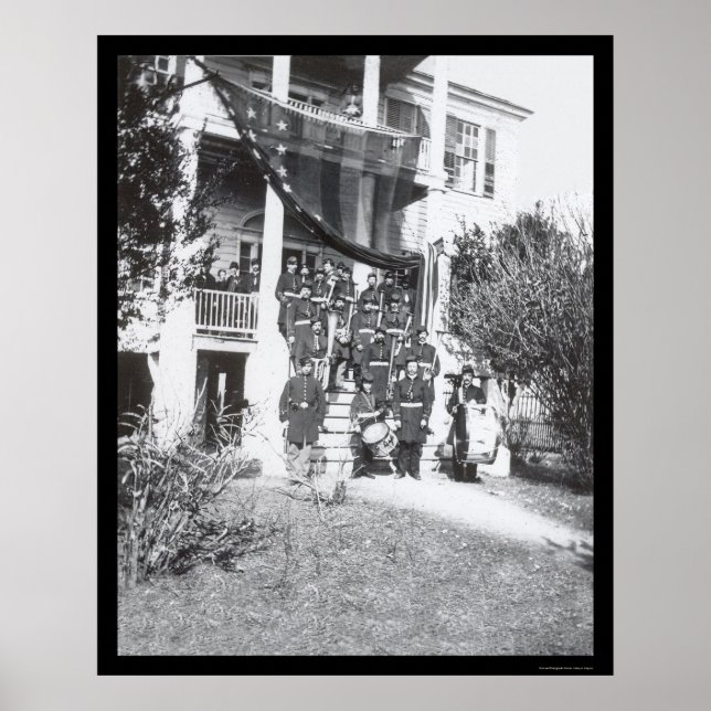 Póster Music Band at General Sherman's Headquarters 1864 (Frente)