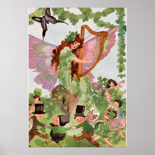 Póster Music Faerie Playing Music (Frente)
