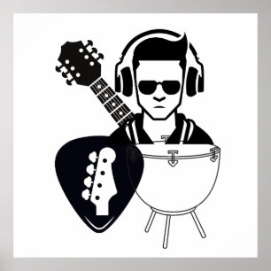 Póster Music Galore