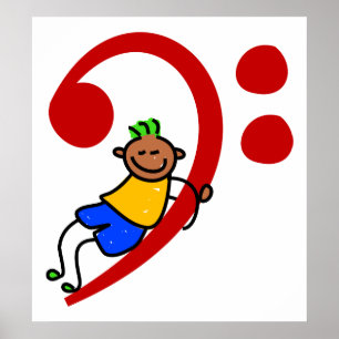 Póster Music Kid