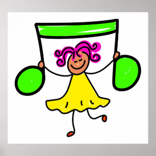 Póster Music Kid