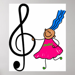 Póster Music Kid