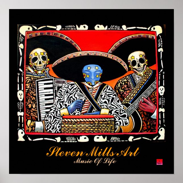 Póster Music Of Life (Frente)