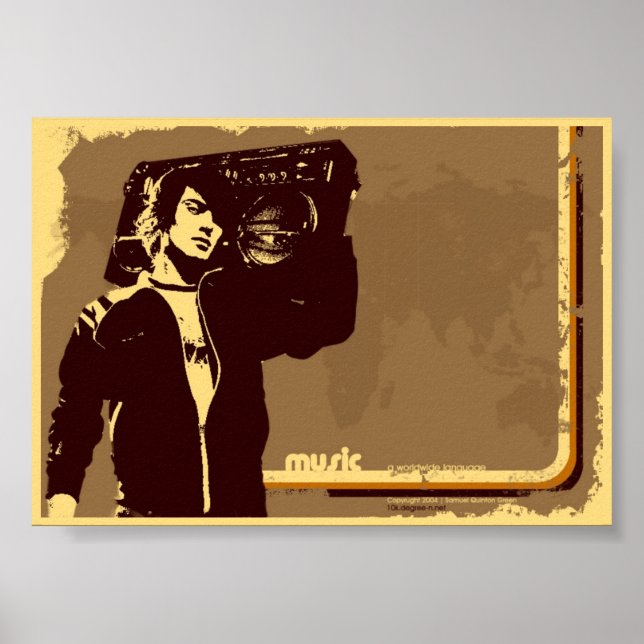 Póster Música (Frente)