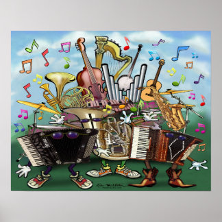 Póster Música