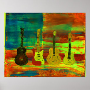 Póster Música americana