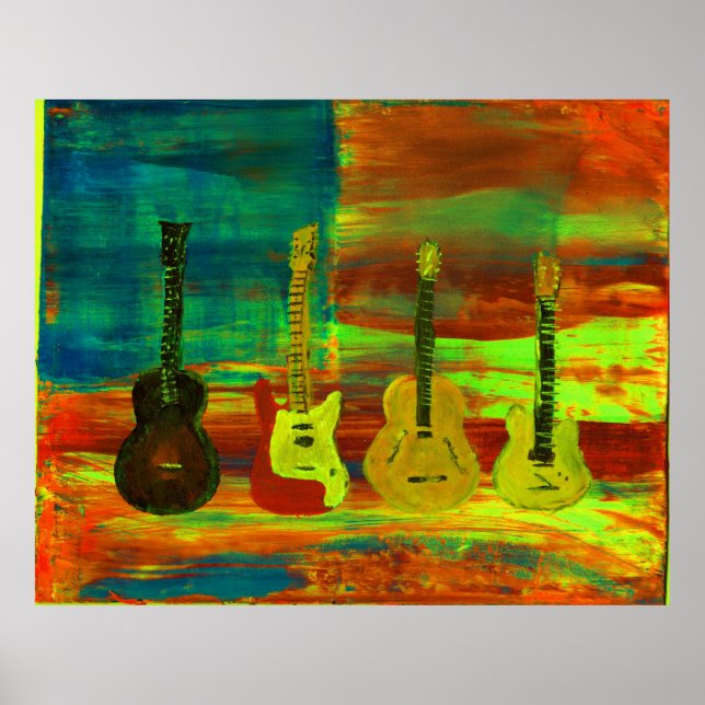 Póster Música Americana (Frente)