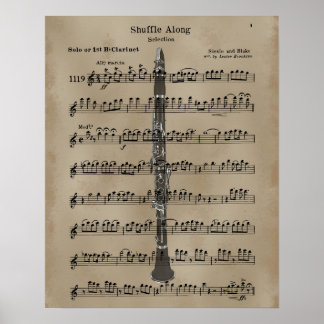 Póster Música Clarinet