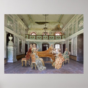 Póster Música congelada