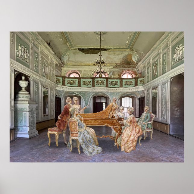 Póster Música congelada (Frente)