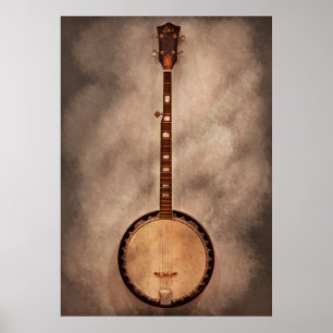 Póster Música - Cuerda - Banjo