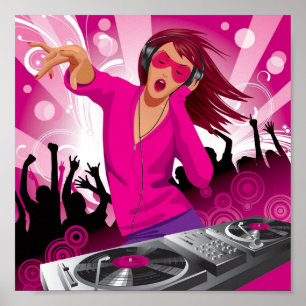 Póster música de color5