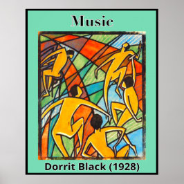 Póster Música de Dorrit Black (1928)