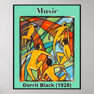 Póster Música de Dorrit Black (1928)