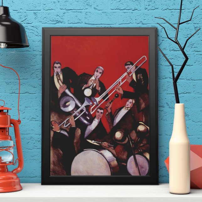 Póster Música de época, Banda De Jazz Musical De Estilo A (Subido por el creador)