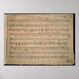 Póster Música de hojas antiguas, canción del anciano, 182