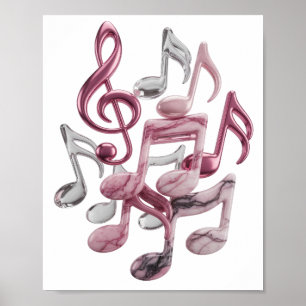 Póster Música de Plata en Movimiento Motivo Artístico